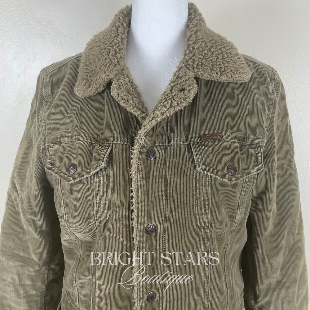Rare Vintage Corduroy Coat ASO Willow Rosenberg Buffy the Vampire Slayer Green - Picture 8 of 16